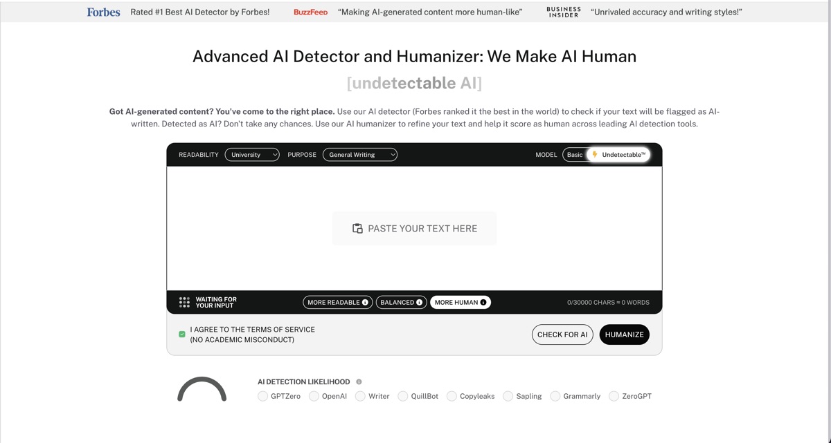Undetectable AI logo