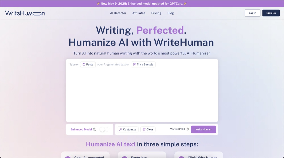 WriteHuman logo